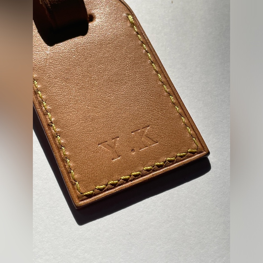 Authentic Louis Vuitton 3 Piece Luggage Tag Set - Picture 14 of 16